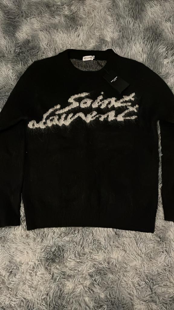 Saint Laurent 90S Sweater In Mohair, Verzenden, Nieuw, Maat 48/50 (M), Zwart