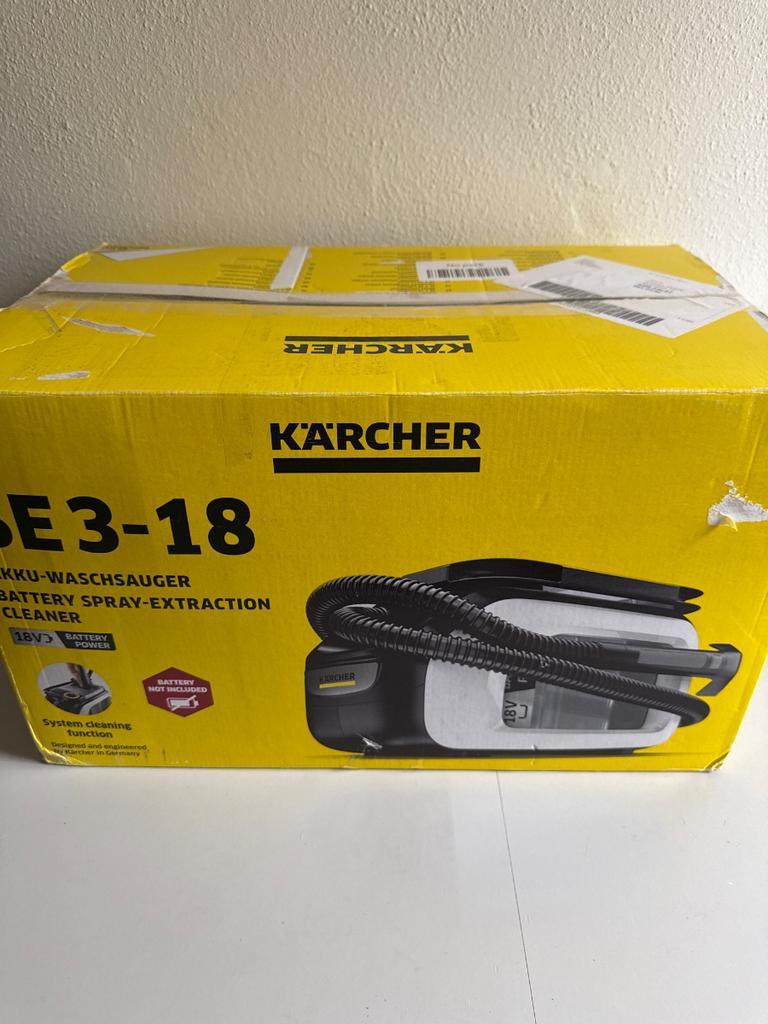 Kärcher SE 3-18 Compact Tapijtreiniger - Sproei-extractie -, Doe-het-zelf en Verbouw, Reinigingsmachines, Zo goed als nieuw, Ophalen of Verzenden