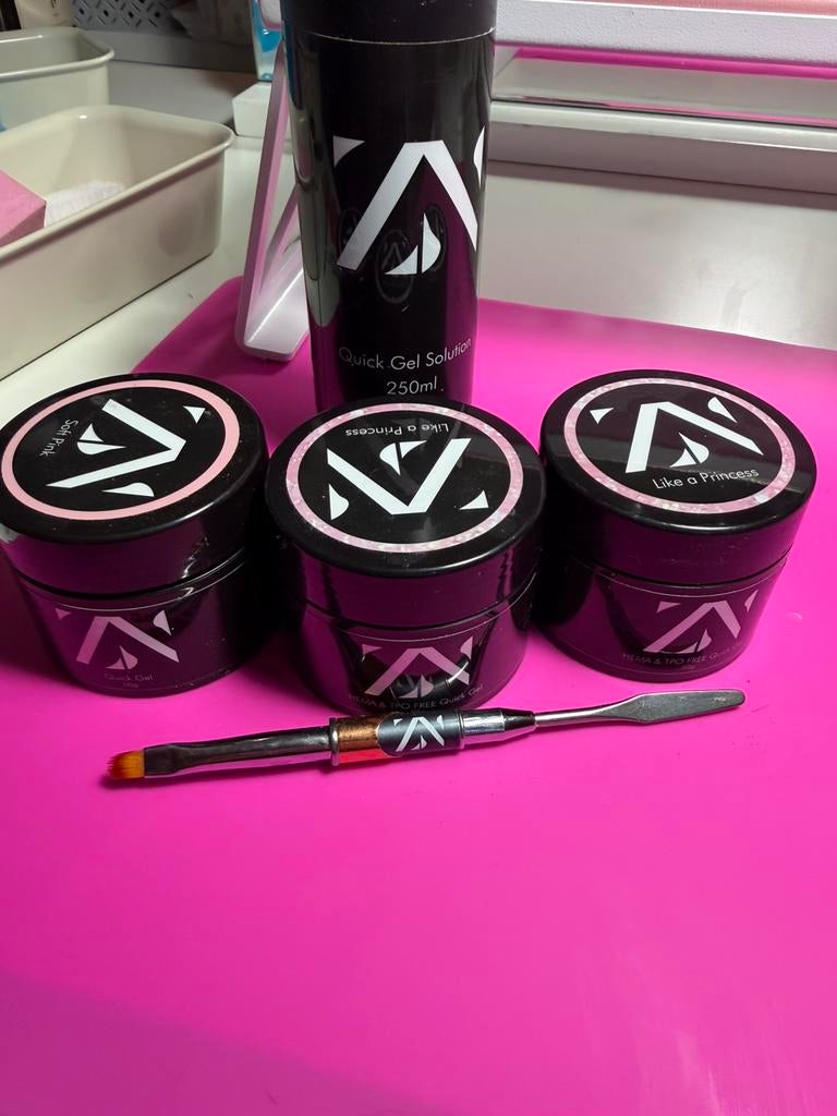 Quick Gel, Ophalen of Verzenden, Zo goed als nieuw, Handen en Nagels, Roze