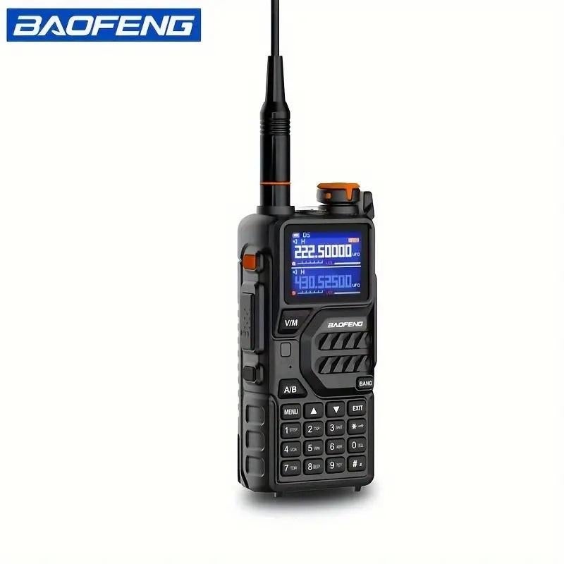 Baofeng K5 Plus - 5W ''Freq 136-520'' (999 channels), Ophalen of Verzenden, Zo goed als nieuw, Portofoon of Walkie-talkie, Met broekklem
