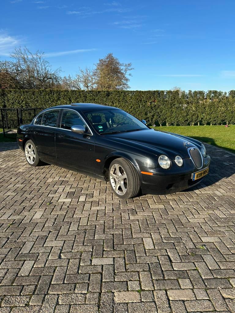 Jaguar S-Type 4.2 v8 Straight pipe!, Auto's, Jaguar, Automaat, Achterwielaandrijving, Zwart, 298 pk