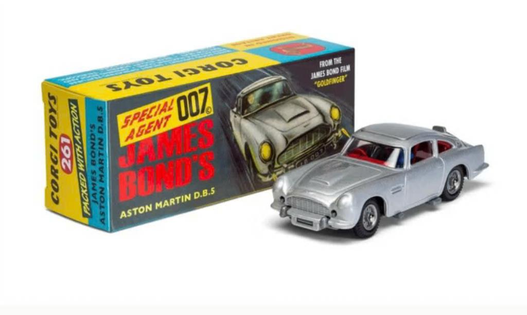 James Bond Aston Martin D.B.5 ZILVER Corgi NEW 1/46 RT26101S, Verzenden, Nieuw, Auto, Corgi