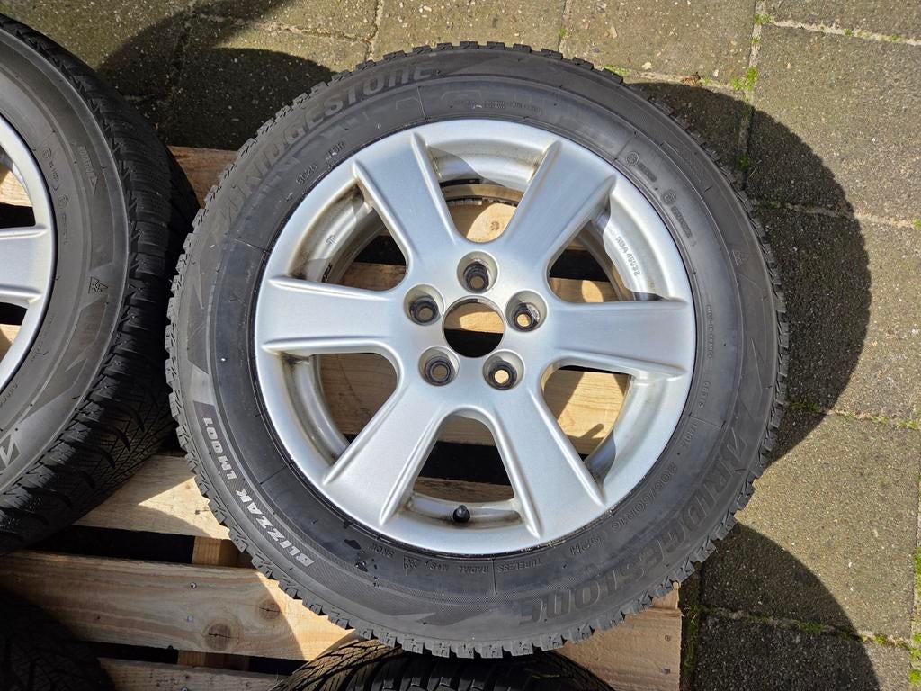 16 inch winterset met velgen, Auto-onderdelen, Banden en Velgen, Ophalen, Gebruikt, 16 inch, Banden en Velgen