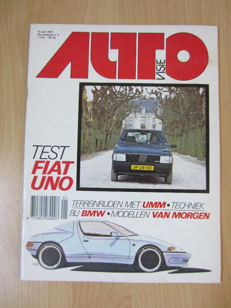 AutoVisie 1983, nummer 8, Ophalen of Verzenden, Gelezen, Algemeen