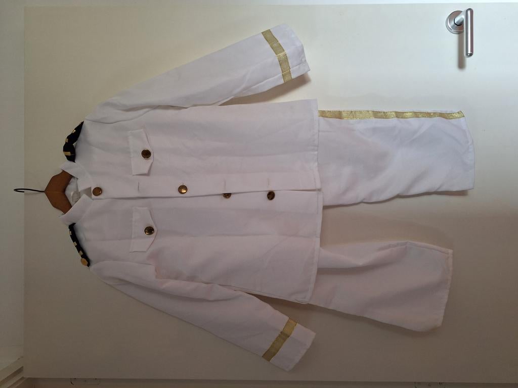 Pilotenpak 10-12 jaar, Kinderen en Baby's, Carnavalskleding en Verkleedspullen, Ophalen of Verzenden, Zo goed als nieuw, 146 t/m 152