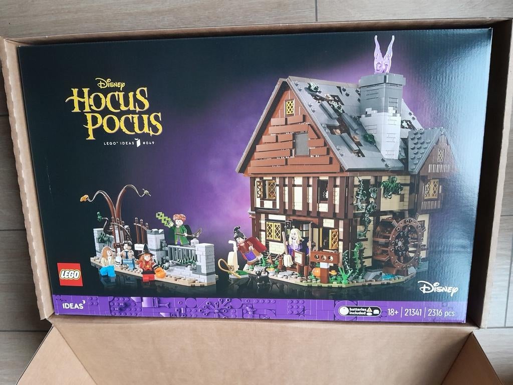 Lego disney 21341 hocus pocus Sanderson sisters house, Ophalen of Verzenden, Nieuw
