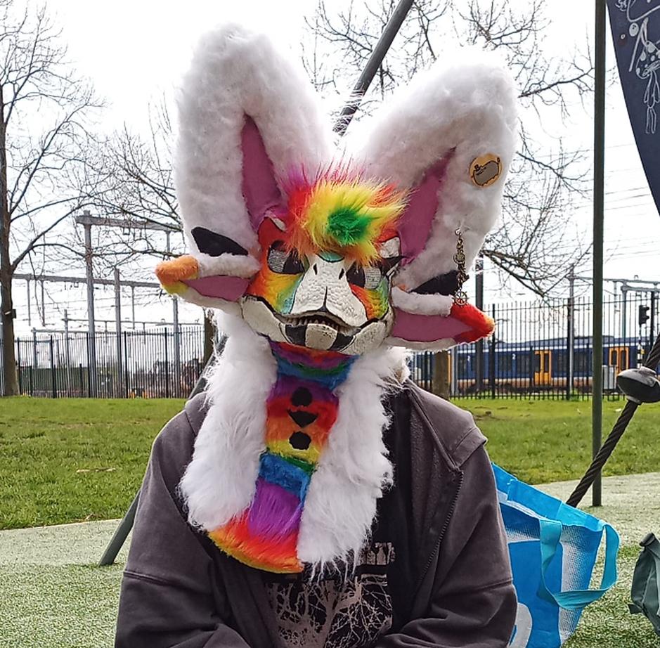 Fursuit partial, Ophalen of Verzenden, Zo goed als nieuw