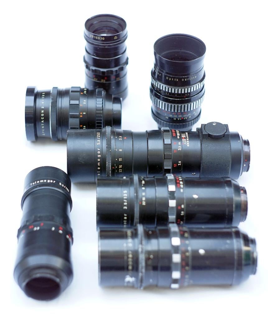 *Meyer Optik Gorlitz (Telemegor, Primotar e.a.) Exa of M42, Ophalen of Verzenden, 1960 tot 1980