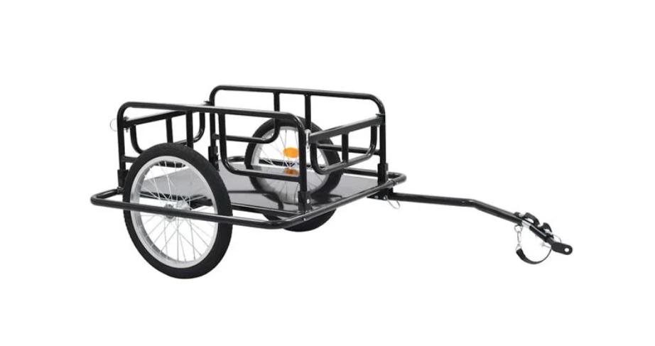 NIEUW | Fietskar Fietstrailer transportkar cargo staal! GRAT, Fietsen en Brommers, Fietsaccessoires | Aanhangers en Karren, Nieuw