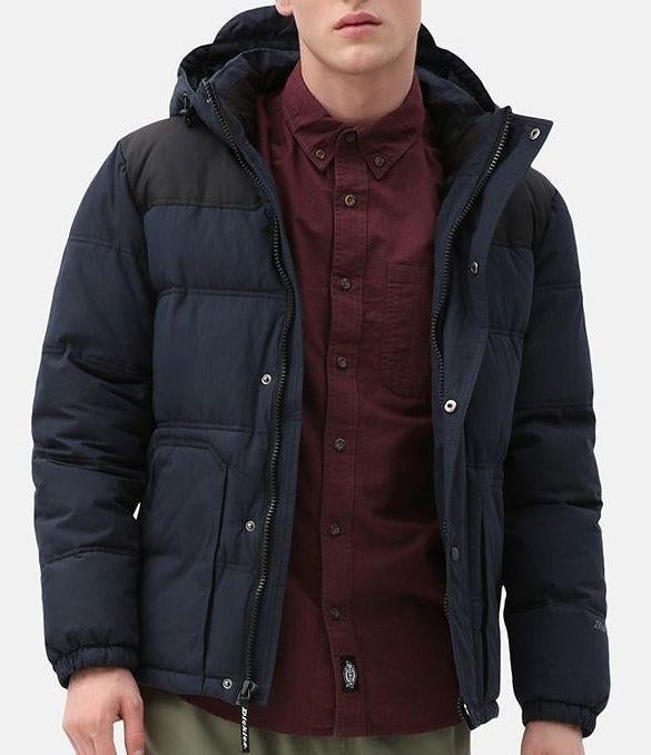 Dickies lockport puffa jacket navy hooded x-large, Kleding | Heren, Jassen | Winter, Info@workingclassrebel.com, Blauw, Dickies