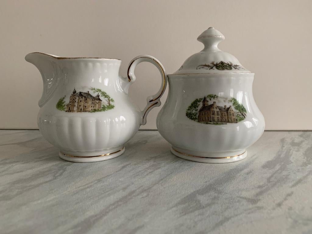 Original Dutch Castles van bavaria porzellan Röslau roomstel, Ophalen of Verzenden