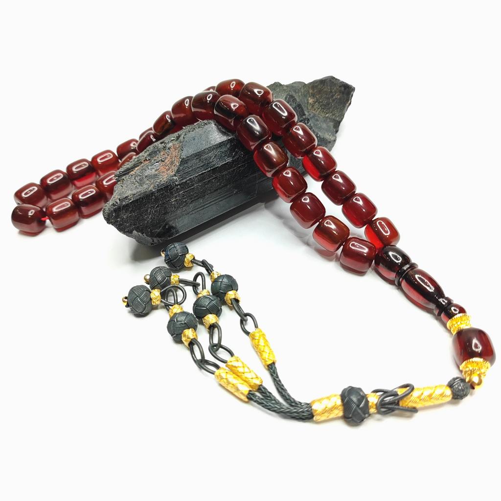 Premium Tesbih met Trabzon Kazaziye - Handgemaakt, Ophalen of Verzenden