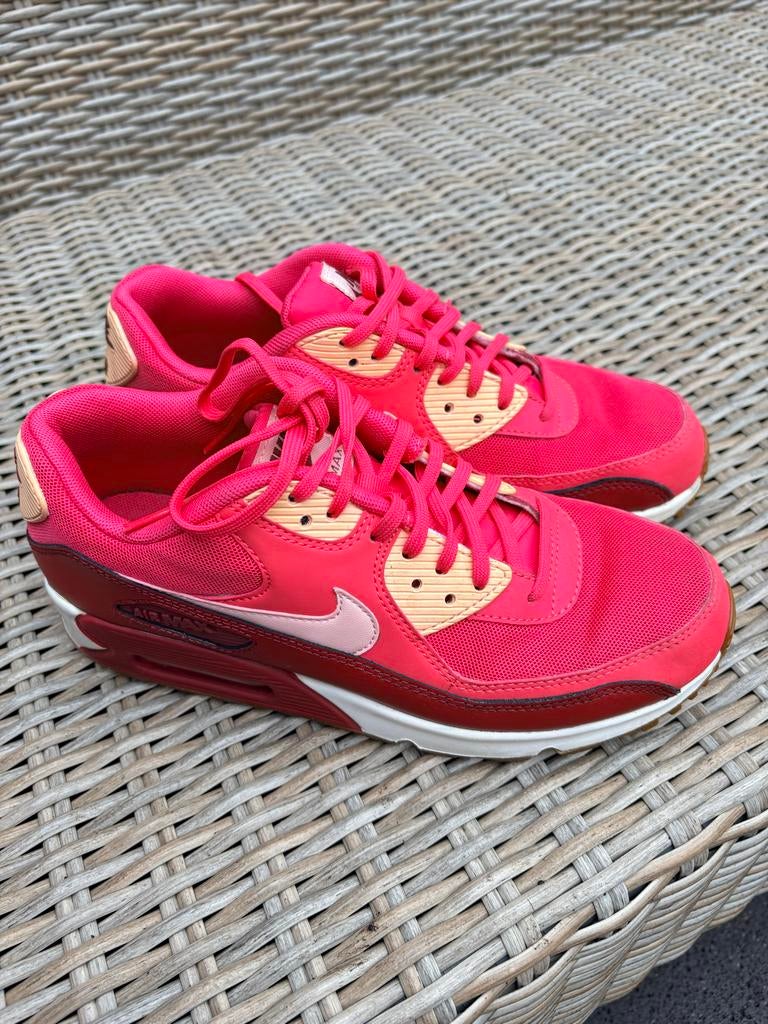 Nike Air Max 90 Essential Ember Glow (40,5), Ophalen of Verzenden, Gedragen, Rood, Sneakers of Gympen