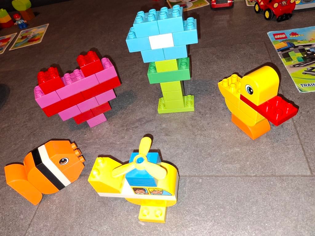 Duplo Mijn Eerste Bouwstenen 10848 - Compleet, Ophalen of Verzenden, Zo goed als nieuw, Complete set, Duplo