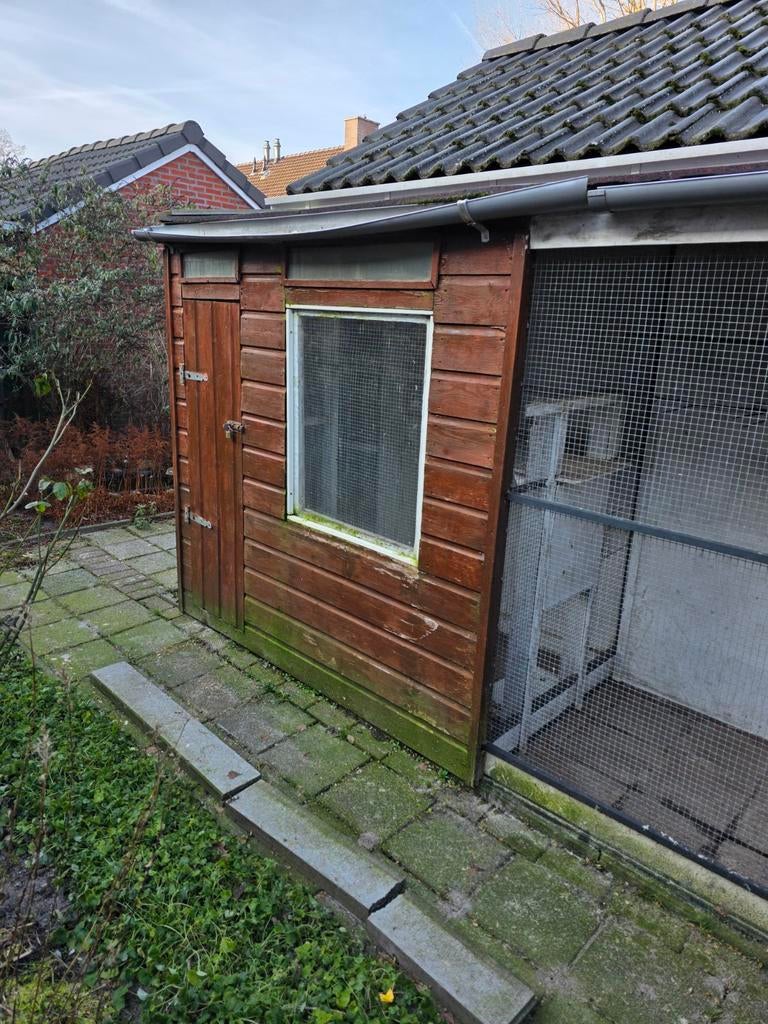 Voilere met nachthok, Ophalen of Verzenden, Gebruikt