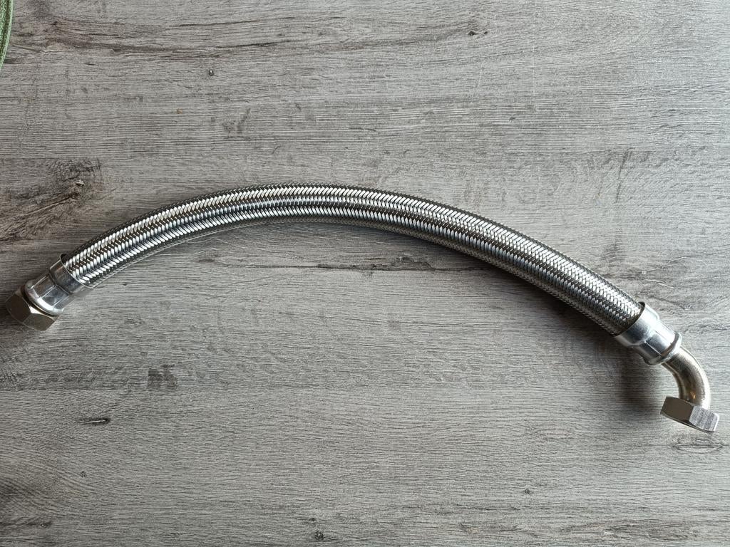 Fixaflex aansluitslang RVS, knie 1" 60cm DN25, Doe-het-zelf en Verbouw, Afvoer, Nieuw, Ophalen of Verzenden, Rvs