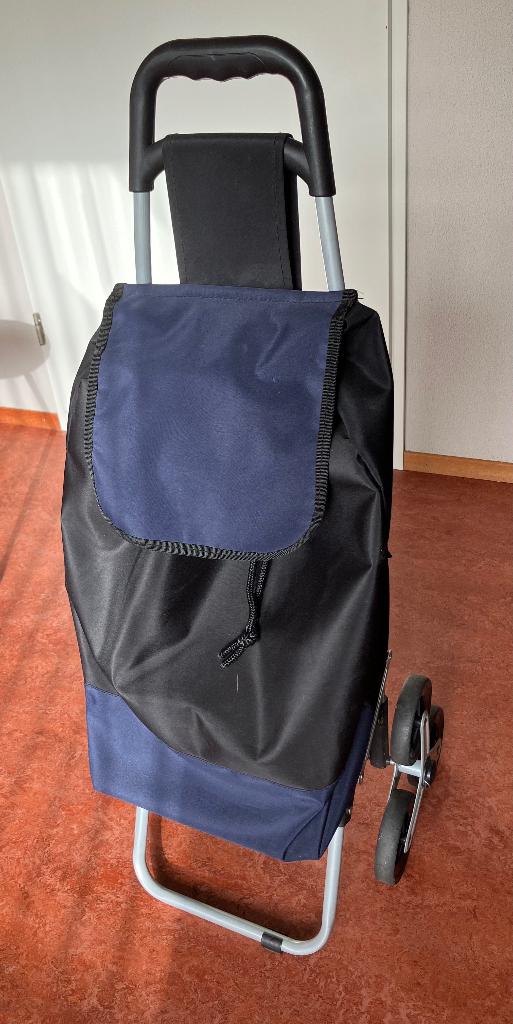 Boodschappenwagen met trapklim wielen, 30 cm of meer, Blauw, Zo goed als nieuw, 75 cm of meer