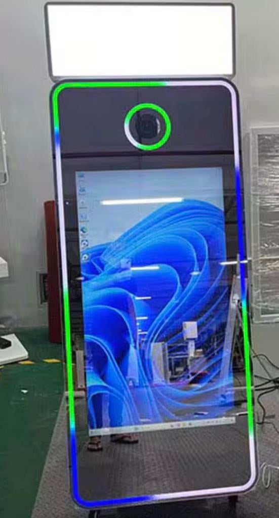 Mirrorbooth inclusief printer & printrollen, Ophalen, Zo goed als nieuw