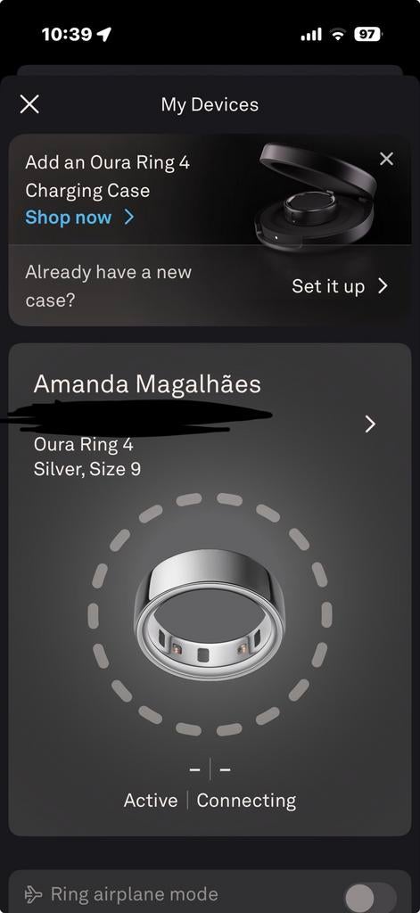 📣 Verloren in Haarlem - Oura Ring 4 (Maat 9), Sieraden, Tassen en Uiterlijk, Ringen, Nieuw, Ophalen of Verzenden, Kleiner dan 17