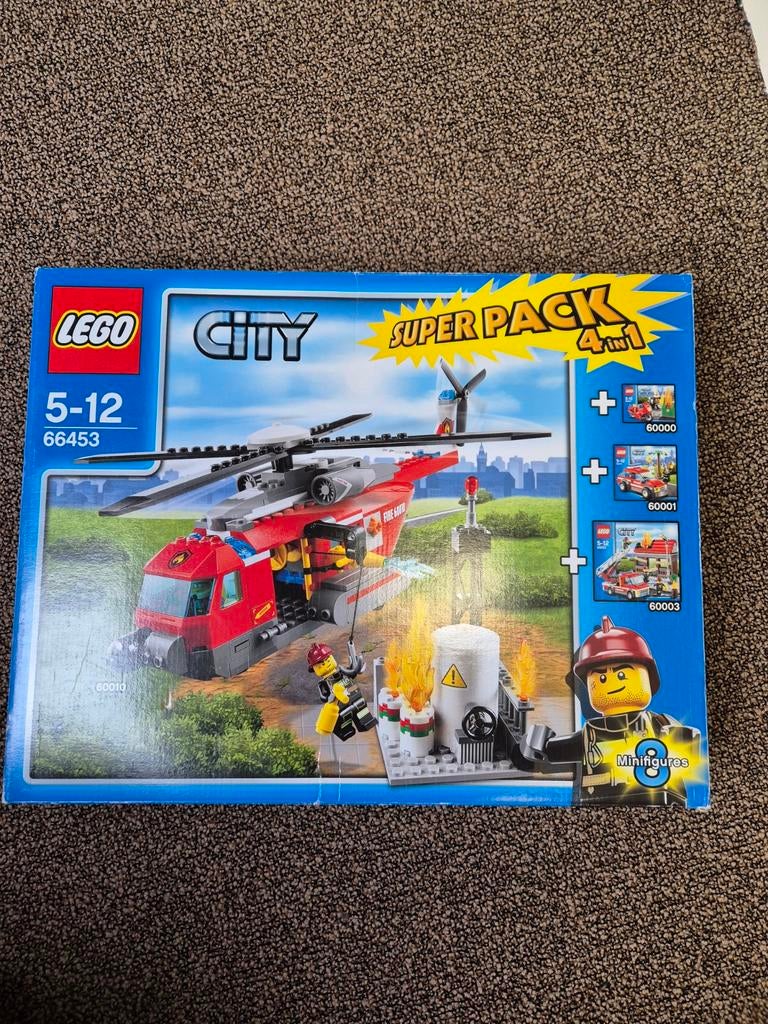Lego City Super Pack 4 in 1 - Helikopter Set, Ophalen of Verzenden, Zo goed als nieuw, Complete set, Lego