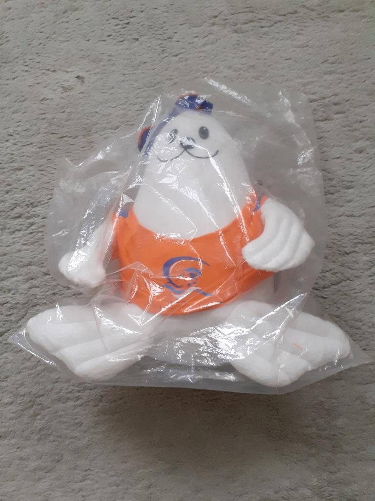 knuffel mascotte zeeleeuw EK zwemmen Eindhoven 2008, Ophalen of Verzenden, Nieuw, Overige sporten, Beeldje of Poppetje