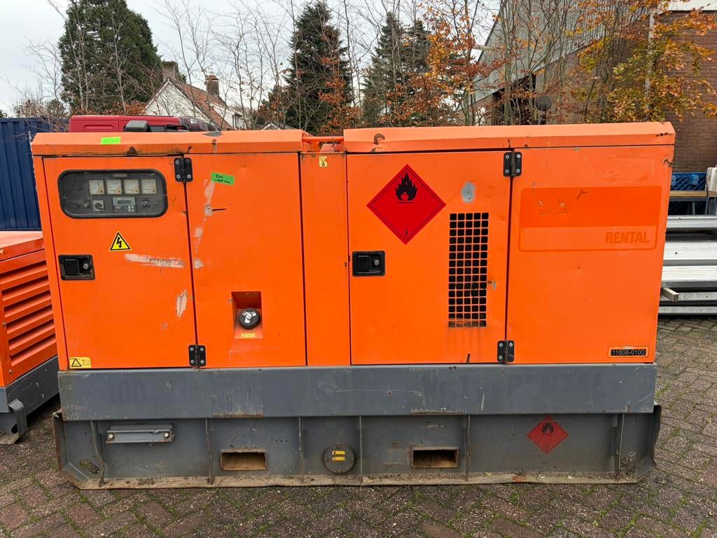 Atlas Copco QAS 100 kVA Perkins noodstroomaggregaat, Doe-het-zelf en Verbouw, Aggregaten, Ophalen of Verzenden, Zo goed als nieuw