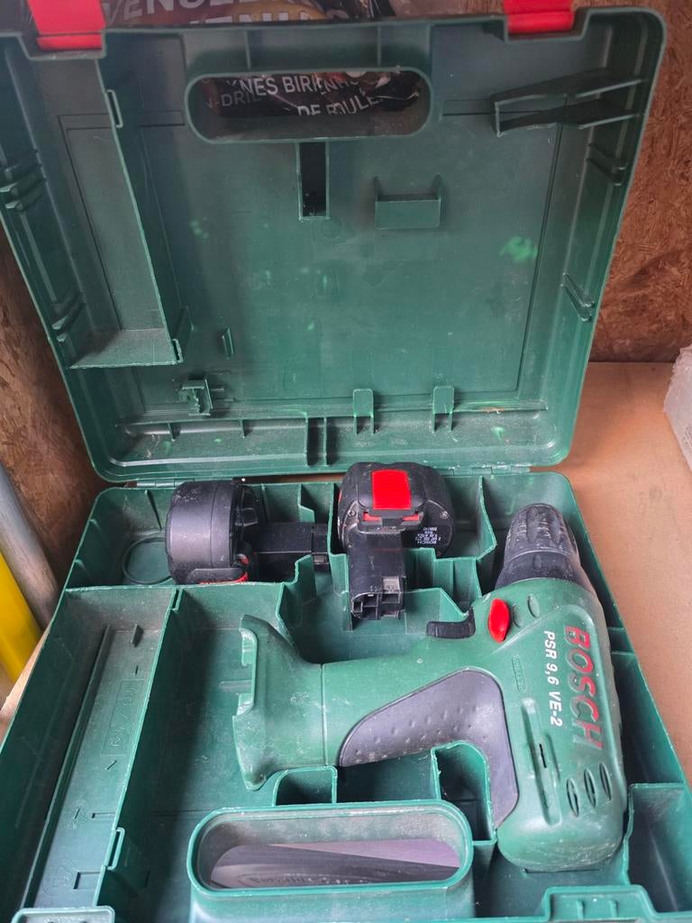 Bosch PSR 9.6 VE-2 Accuboormachine, Ophalen, Gebruikt, Variabele snelheid, Boor- en Schroefmachine
