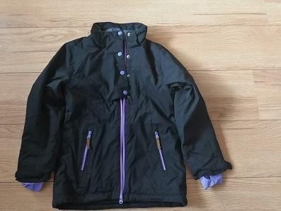 Mooie zwarte skijas / ski-jas / winterjas, Meisje, H&M, Ophalen of Verzenden, Zo goed als nieuw