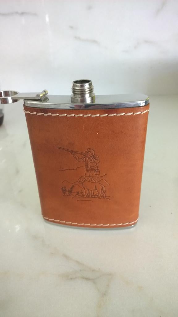 Platvink/ heup flesje, Antiek en Kunst, Ophalen of Verzenden