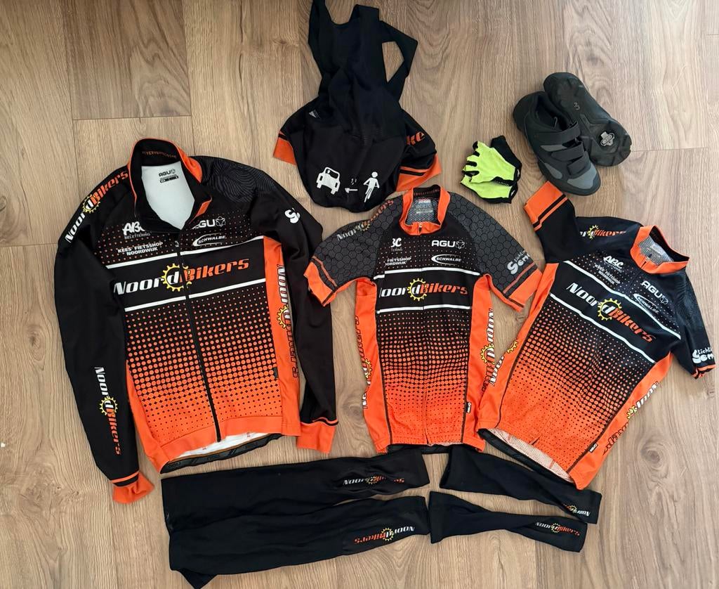 Mountainbike kleding set (Noordbikers), Ophalen, Gebruikt, Bovenkleding, Heren