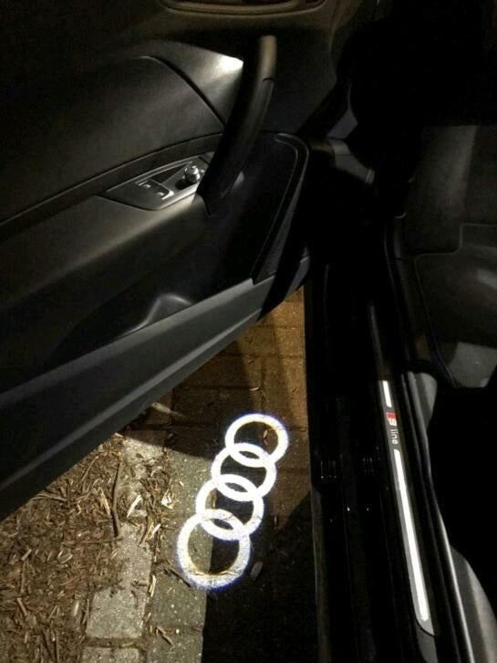 Audi logo led instapverlichting nieuw, Ophalen of Verzenden, Nieuw, Audi