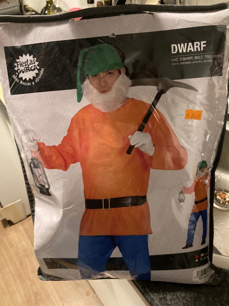 Kabouterpak, Kleding | Heren, Carnavalskleding en Feestkleding, Carnaval, Maat 48/50 (M), Fiestas guirca, Nieuw