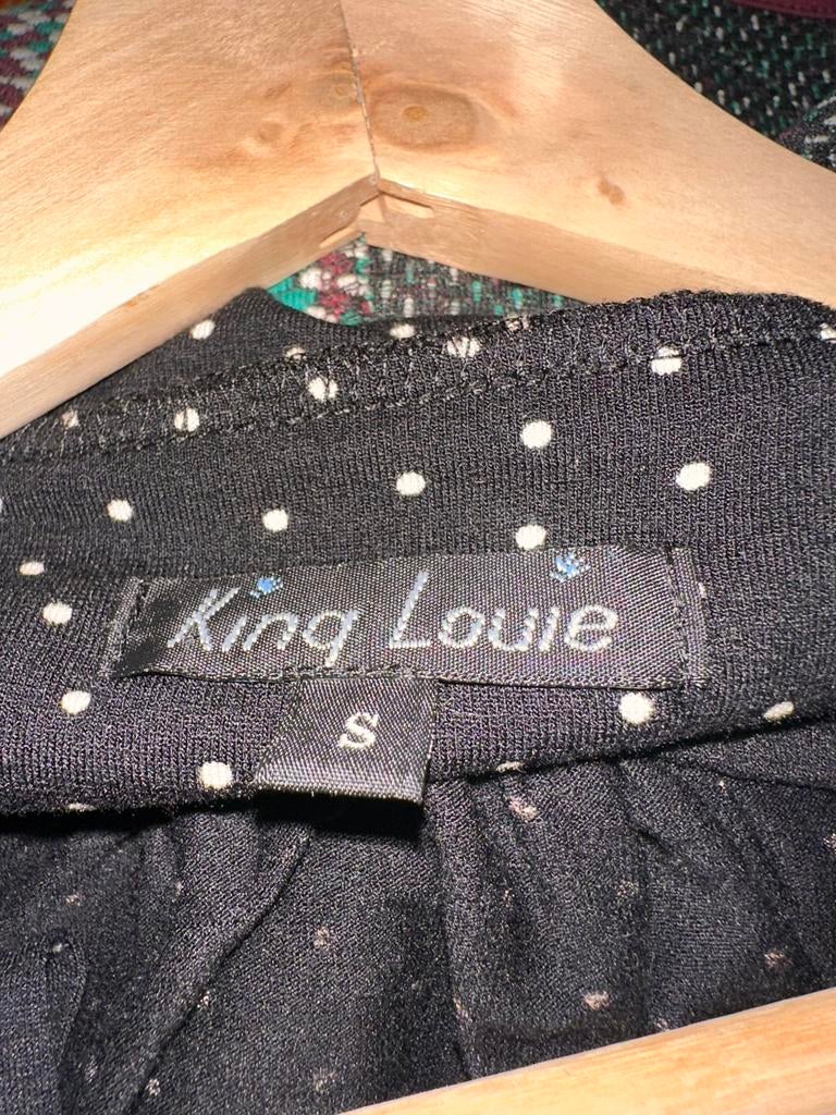 King Louie blouse, Ophalen of Verzenden, Zo goed als nieuw, Maat 36 (S), Zwart