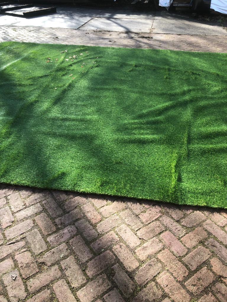 Kunstgras restant 4x6 meter topkwaliteit, Ophalen, Nieuw, 20 m² of meer, Kunstgras