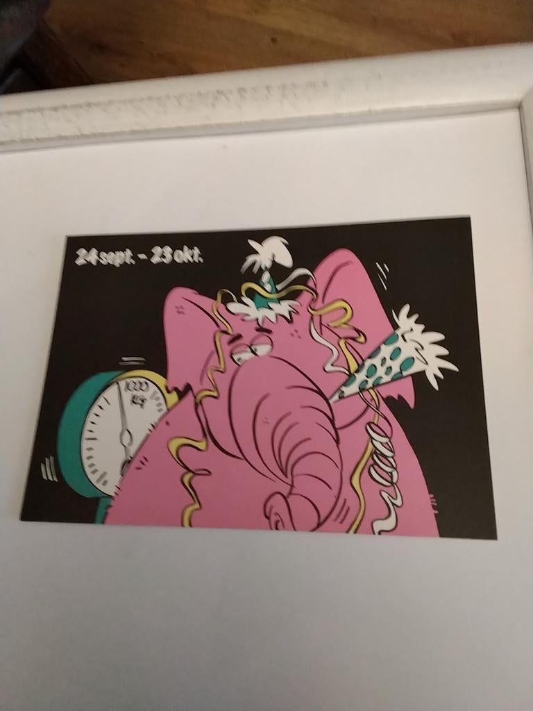 OLIFANT. MET WEEGSCHAAL  24 SEPT.  - 23 OKT., Verzenden, Voor 1920, Overige thema's