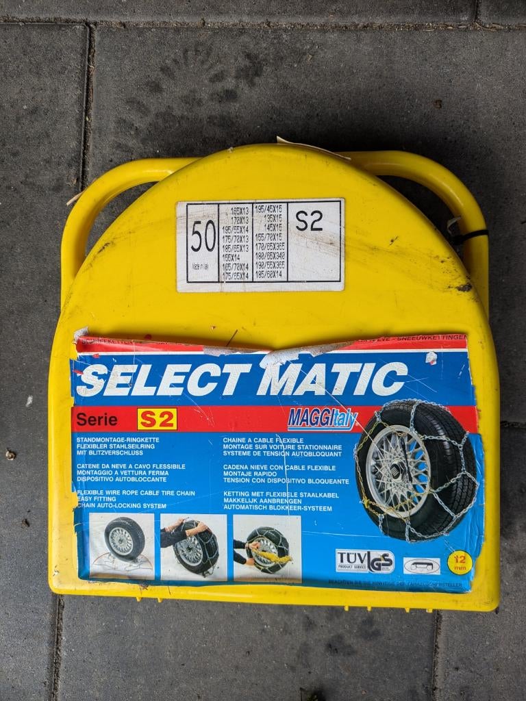 sneeuwkettingen, Ophalen, Zo goed als nieuw