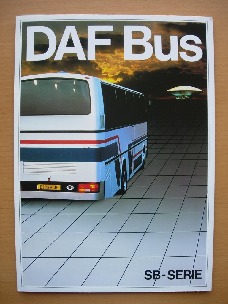 DAF SB Serie Touringcar Bus Brochure ca 1986 - SB2300 SB3000, Ophalen of Verzenden, Zo goed als nieuw, Overige merken, DAF