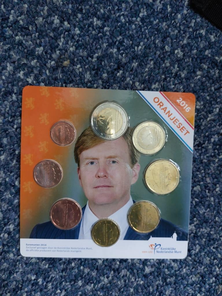 Euromunten Proof Oranjeset 2016, Ophalen of Verzenden