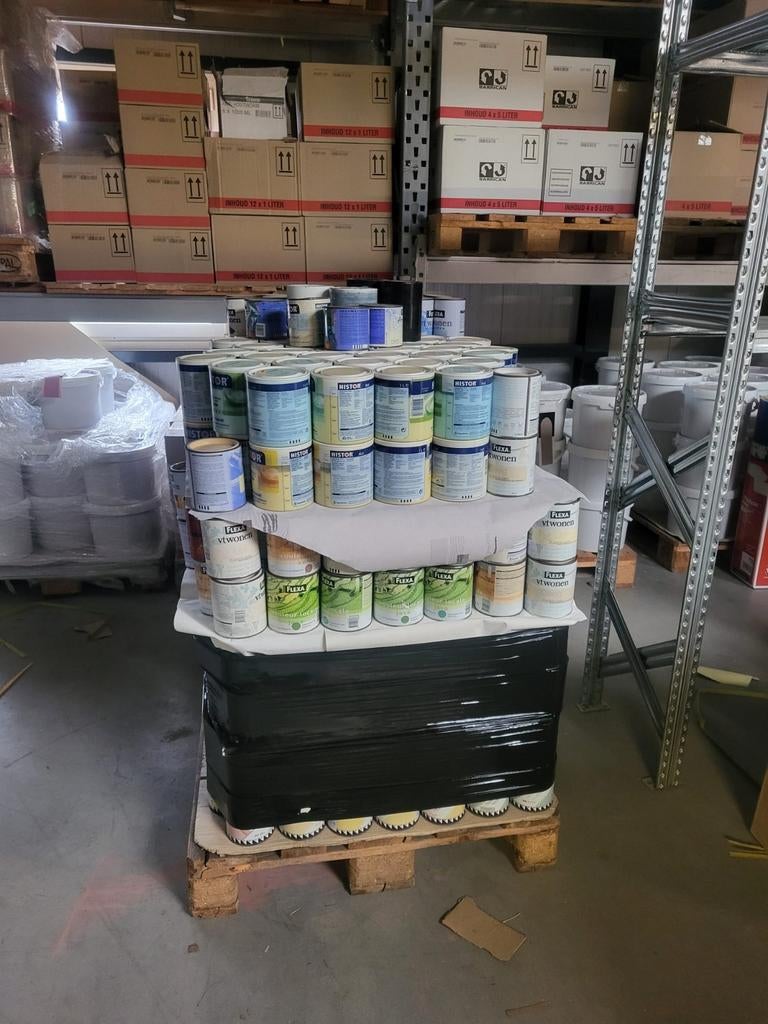 Diversen verf, Ophalen