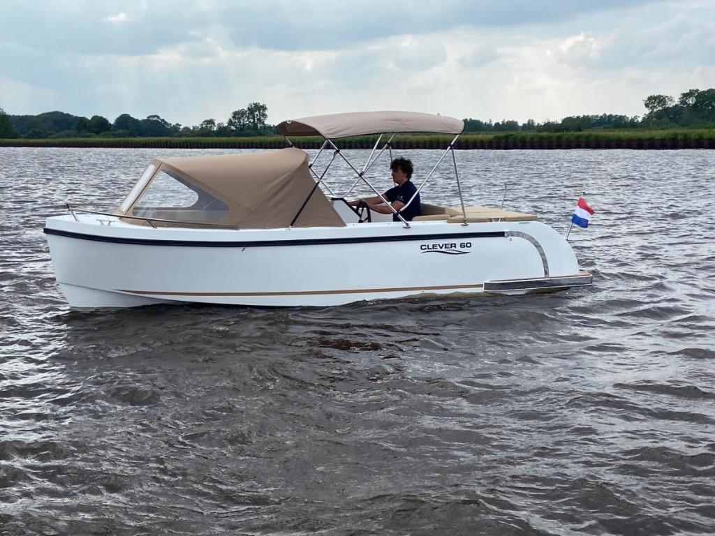 Clever 60 met Honda BF20, Ophalen, 10 tot 30 pk, Nieuw, 3 tot 6 meter