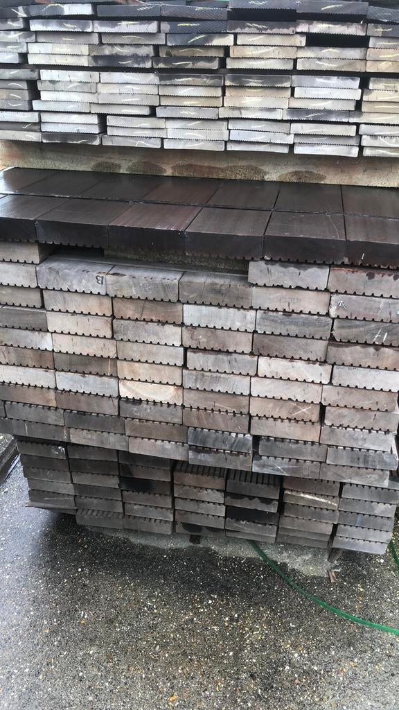 Bangkirai vlonderplanken ipe purperhart teak, Ophalen of Verzenden, Nieuw, Hout