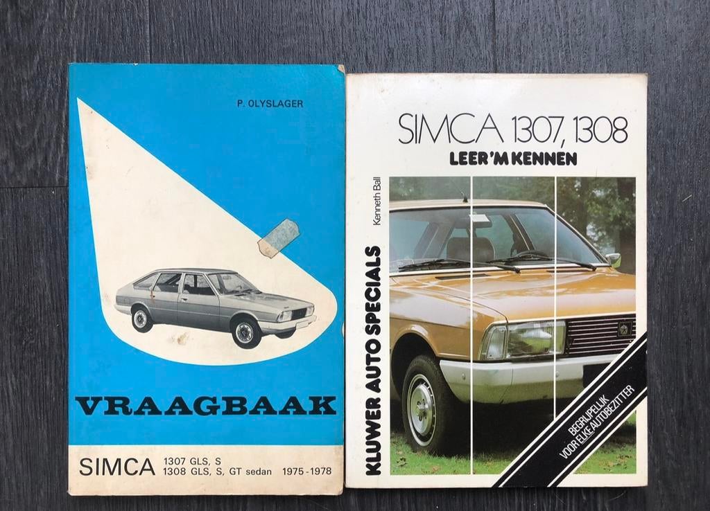 Vraagbaak en Kluwer Autospecial Simca 1307/1308, Ophalen of Verzenden