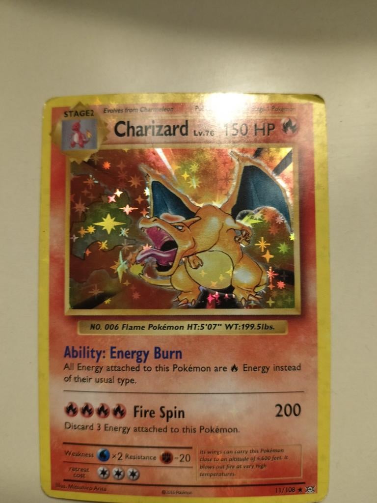 Charizard Evolutions 2016 Holo Rare Pokémonkaart, Ophalen of Verzenden