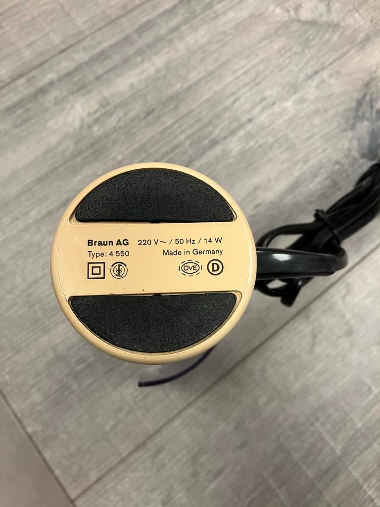 Vintage Braun 4550 Tafelventilator - Designklassieker, Ophalen of Verzenden, Gebruikt, Tafelventilator