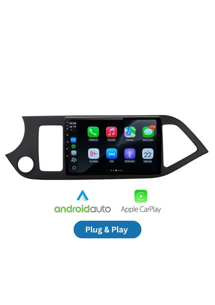 Kia Picanto CARPLAY (MET GARANTIE) | Draadloos | Mointage aa, Auto diversen, Autonavigatie, Ophalen of Verzenden