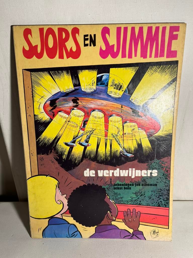 Sjors en Sjimmie-stripboek getiteld De verdwijners uit 1974, Boeken, Eén stripboek, Ophalen of Verzenden, Gelezen