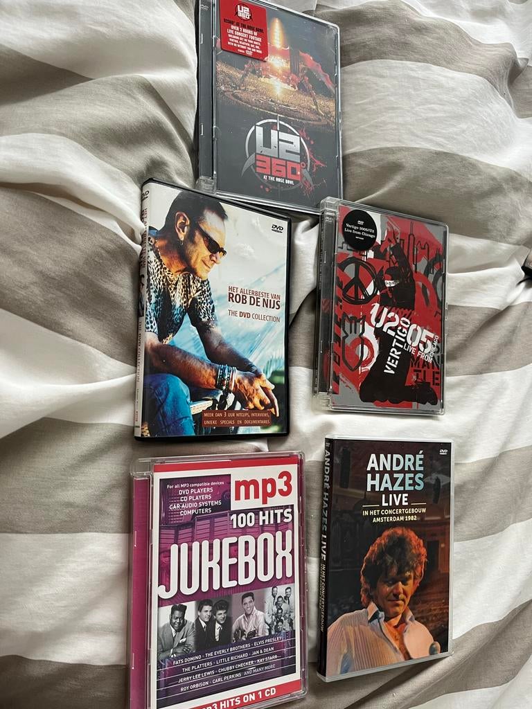 Concert DVD's - U2, Rob de Nijs, André Hazes, MP3 Jukebox, Eén comic, Ophalen of Verzenden, Zo goed als nieuw, Europa
