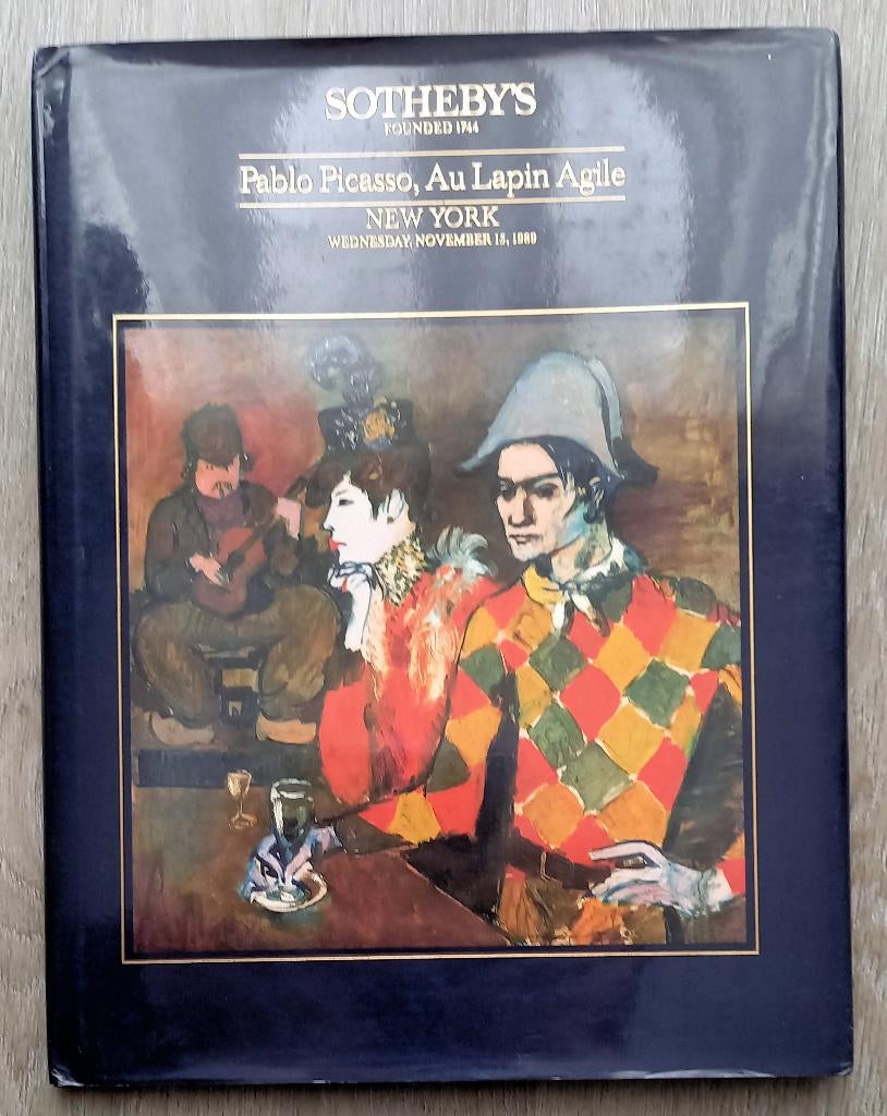 Pablo Picasso, Au Lapin Agile. Sotheby’s New York 1989, Boeken, Ophalen of Verzenden, Gelezen