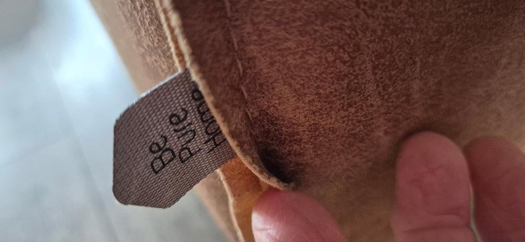 Be Pure Home 2,5 zits Rodeo Bank Ecoleer Cognac, Ophalen, 150 tot 200 cm, Driepersoons, 75 tot 100 cm