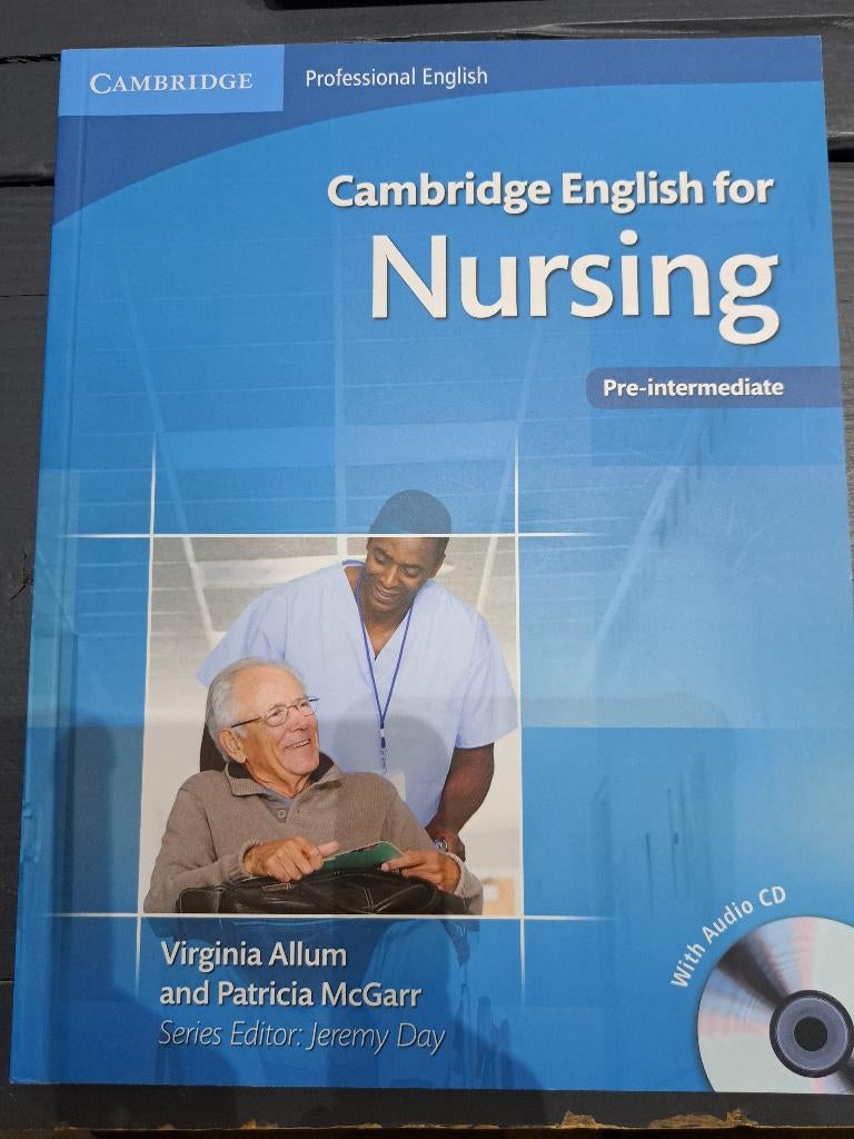 Cambridge English for Nursing, Boeken, Virginia Allum, Zo goed als nieuw, Alpha, HBO